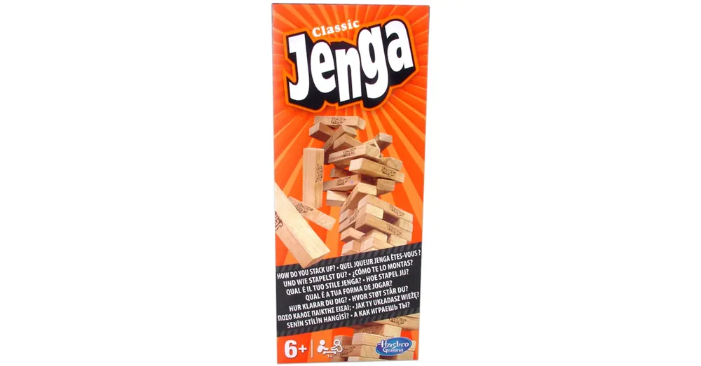 Legkelendőbb Jenga Hasbro ügyességi fa torony, Jenga társasjáték